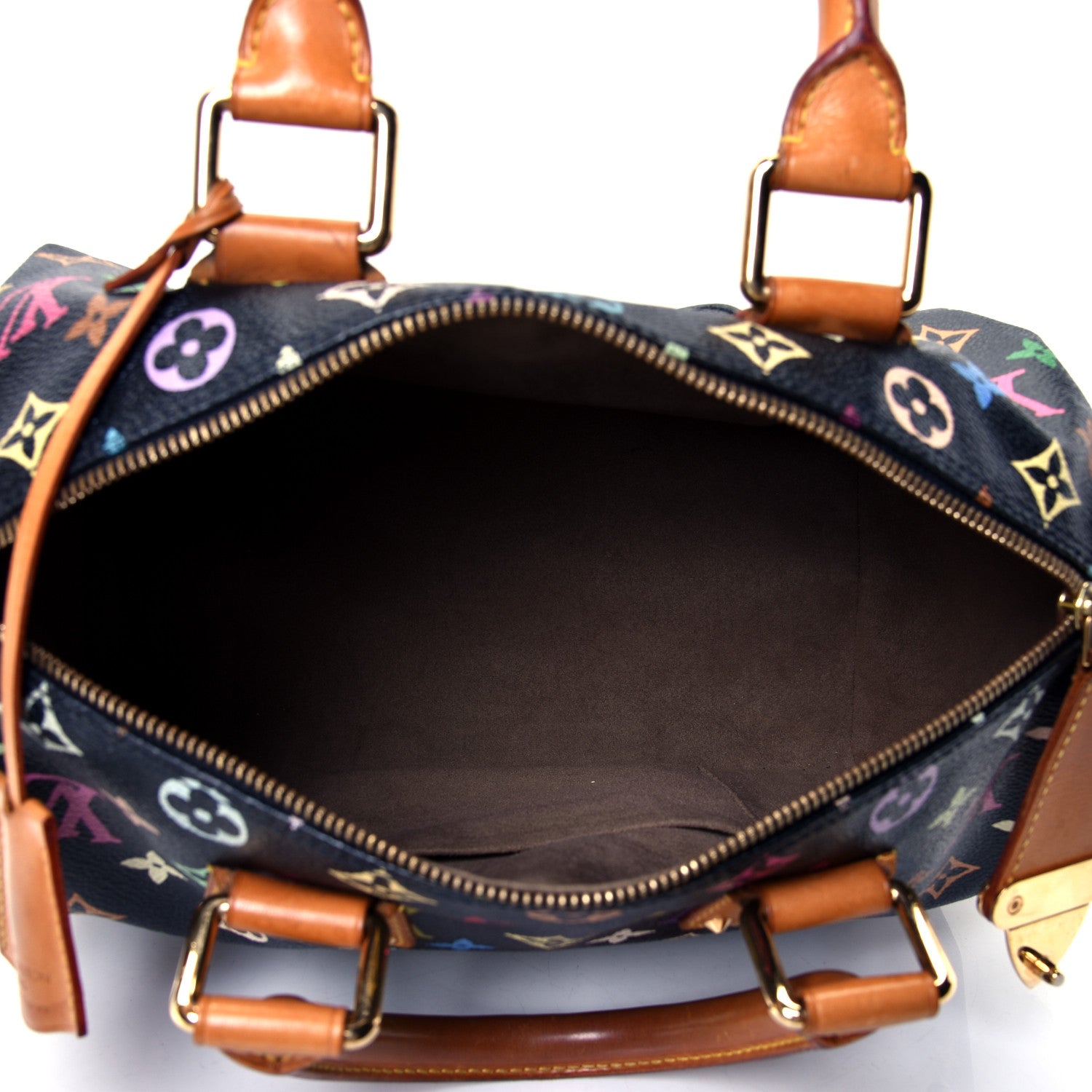 Louis Vuitton Monogram Multicolor Speedy 30 Black 4 of 4