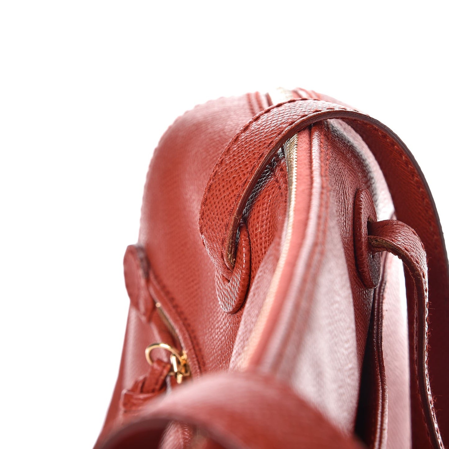 Caviar Zip Top Tote Red