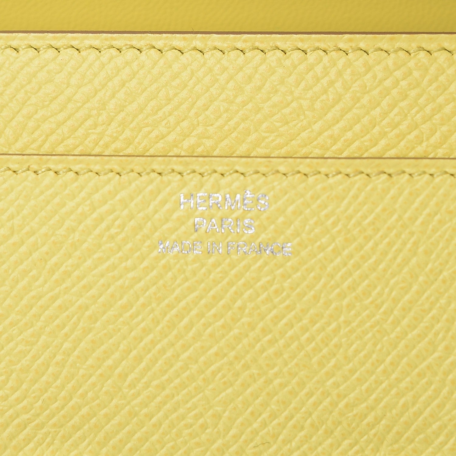 Hermes Epsom Constance Long Wallet Soufre 6 of 8