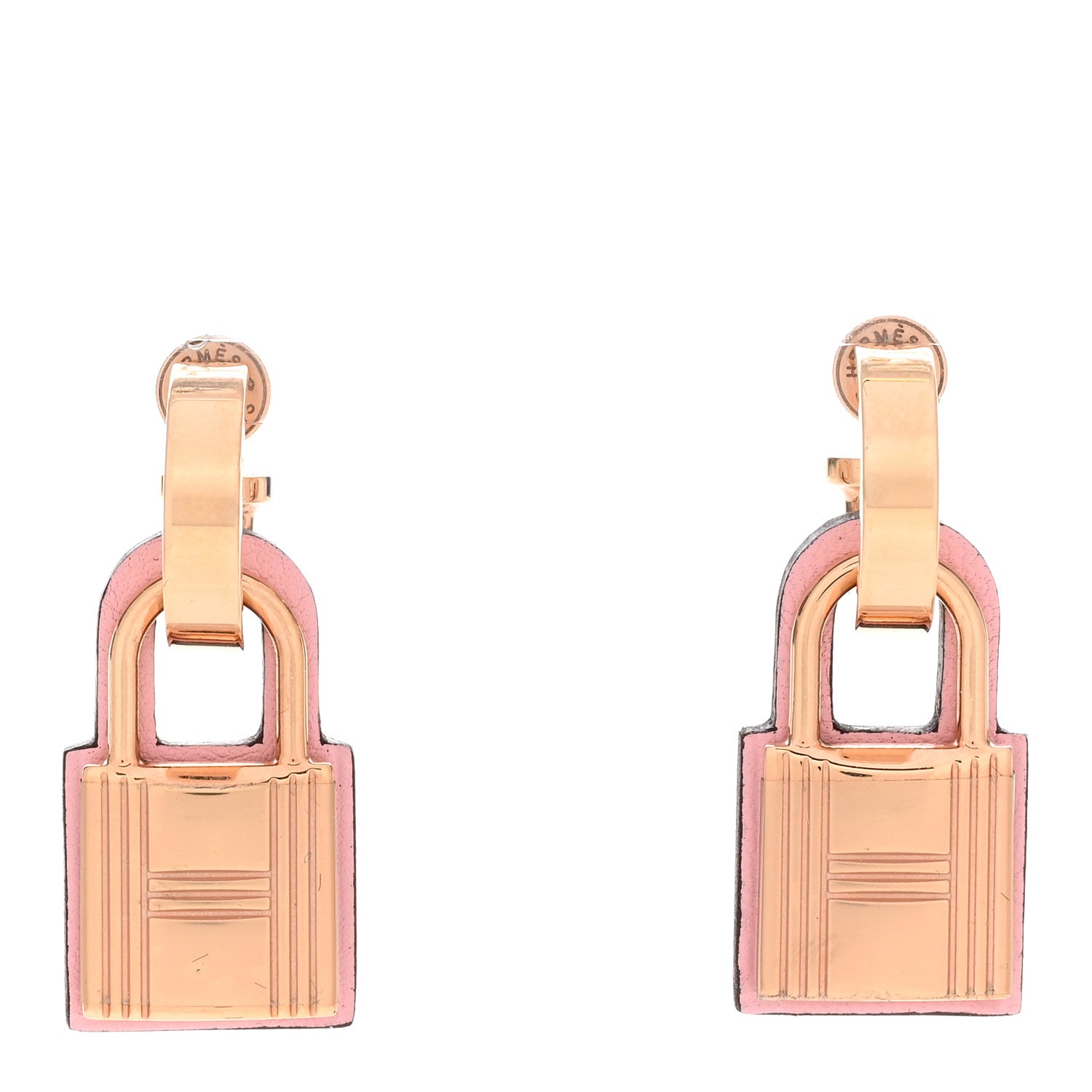 Hermes Swift O'Kelly Earrings Rose Sakura 1 of 5