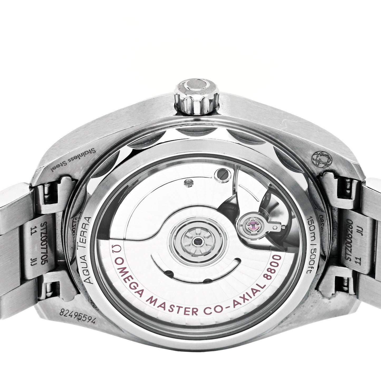 Stainless Steel Diamond Mother of Pearl 34mm Seamaster Aqua Terra Co-Axial Master Chronometer Automatic Watch 220.10.34.20.55.001