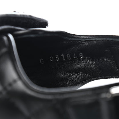 Chanel Lambskin Velcro Dad Sandals 38 Black 8 of 8