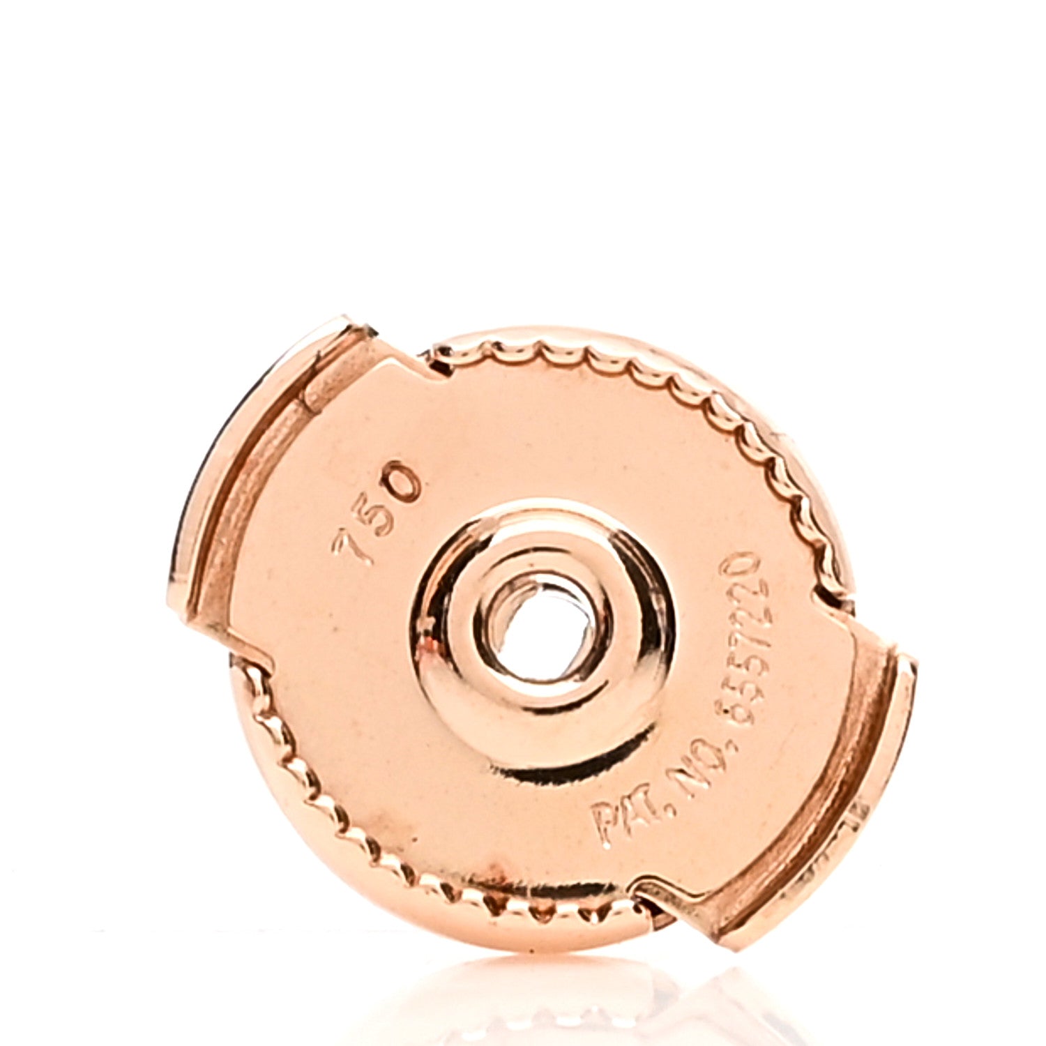 Hermes 18K Rose Gold TPM Farandole Stud Earrings 4 of 5