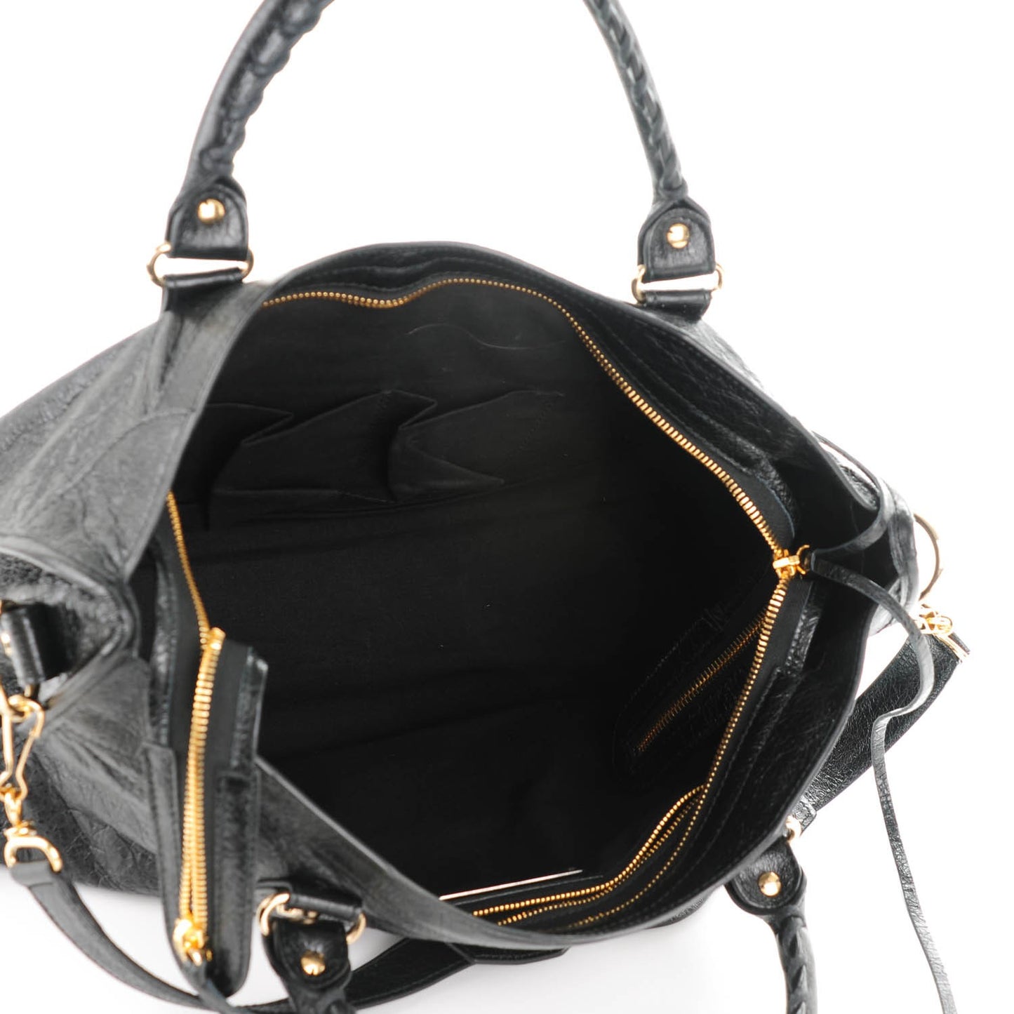 Agneau Classic Gold Hardware City Black