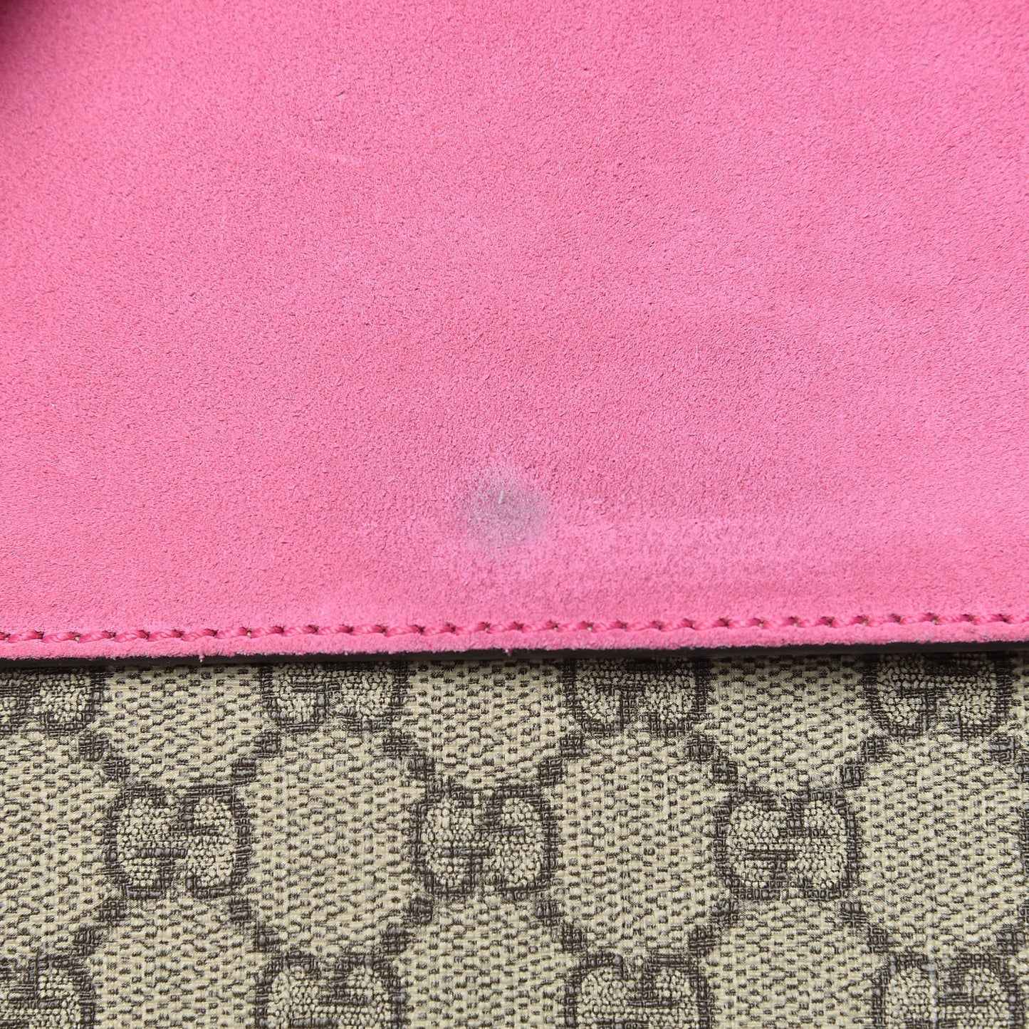 GG Supreme Monogram Suede Pierced Heart Embroidered Medium Dionysus Shoulder Bag Beige Ebony Pink Tropical Flower