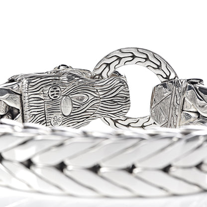 John Hardy Sterling Silver 15mm Legends Naga Dragon Station Bracelet 5 of 5