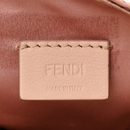 Fendi Sequin Metallic Nappa Pequin Mini Baguette Rame 6 of 13