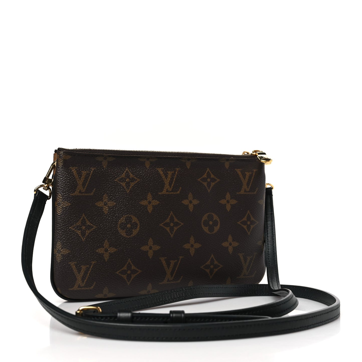 Reverse Monogram Giant Double Zip Pochette