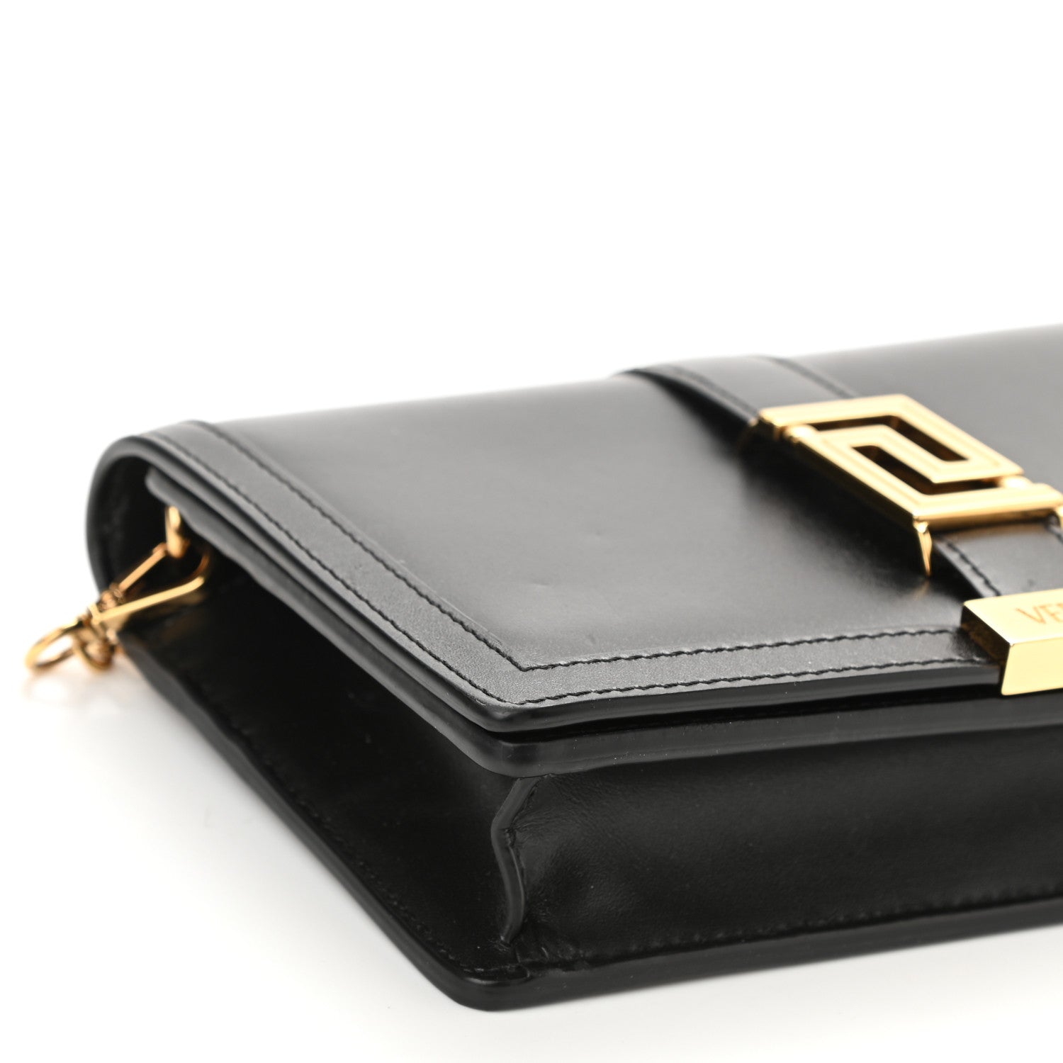 Versace Calfskin Greca Goddess Mini Bag Black 8 of 10