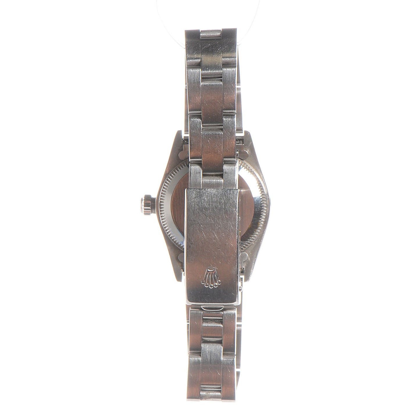 Stainless Steel 24mm Oyster Perpetual Watch Pink 76080