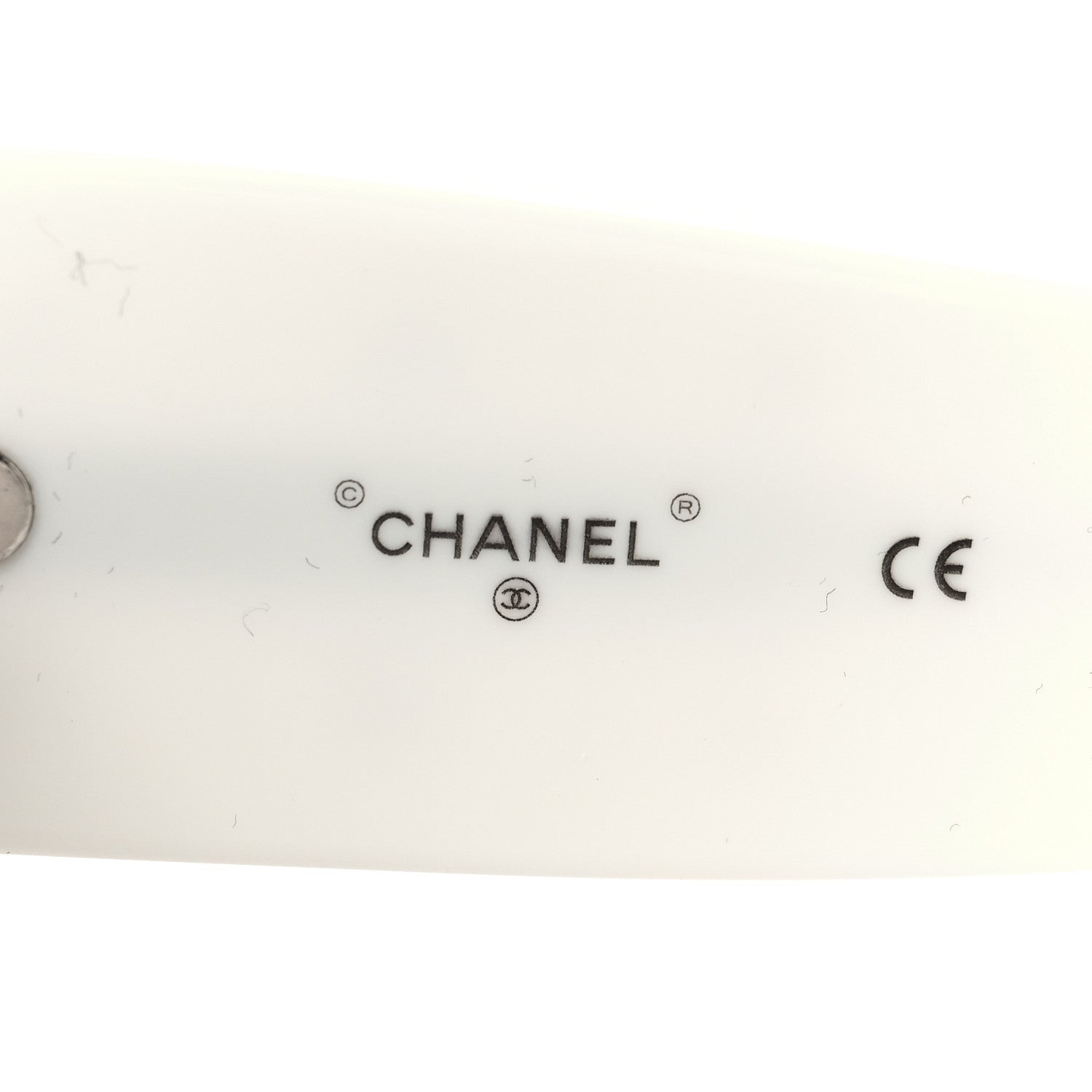 Chanel Acetate Quilted CC Pilot Sunglasses 71465 White Black 6 of 7