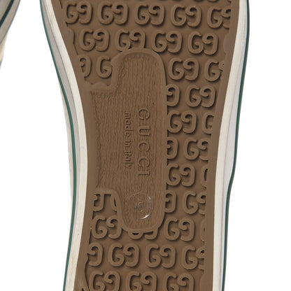 Gucci Canvas Web Womens 1977 Tennis Sneakers 40 Burro Mystic White 6 of 9