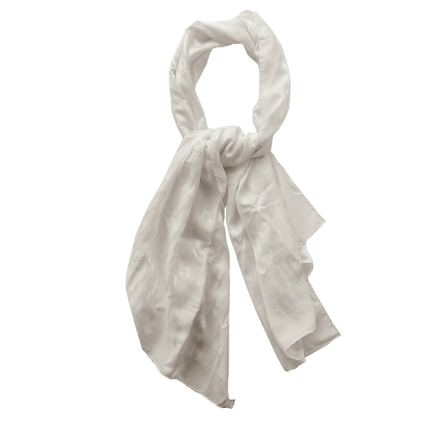 Silk Wool Faconnee Grand H Scarf