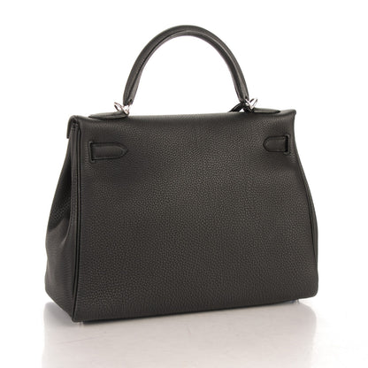Hermes Togo Kelly Retourne 32 Black 3 of 28