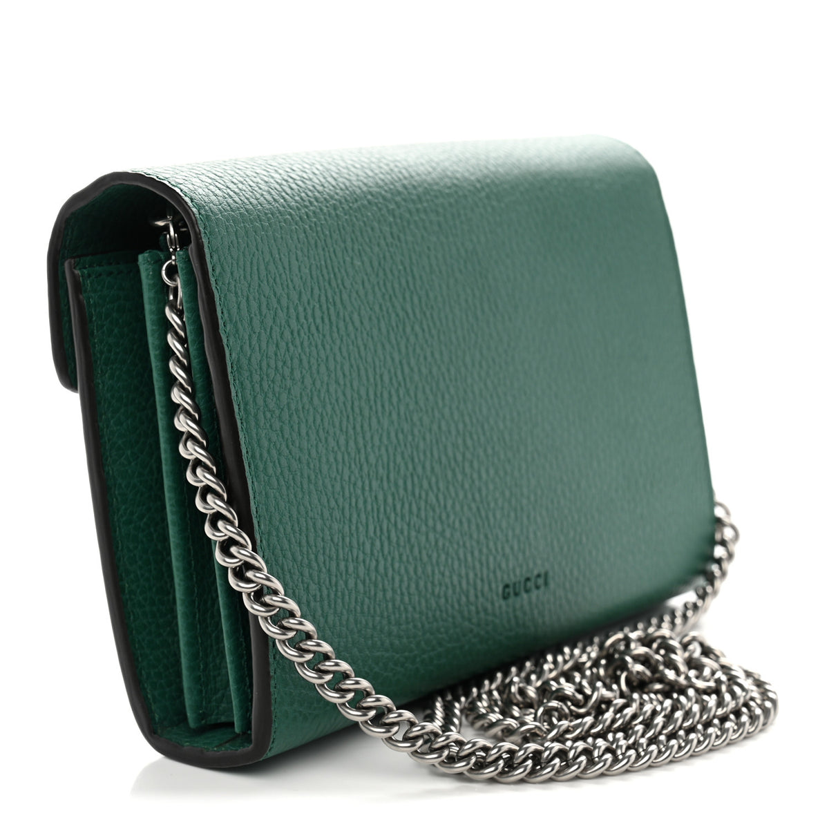 Calfskin Mini Dionysus Chain Wallet Emerald