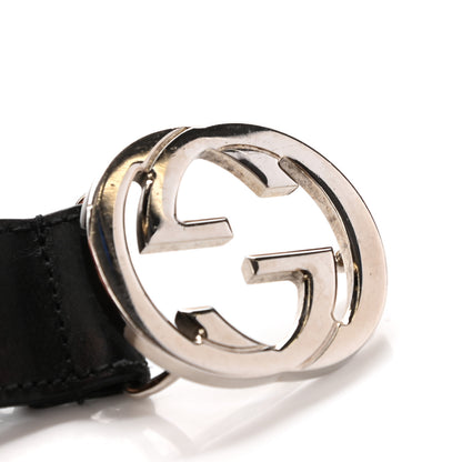 Gucci Calfskin Interlocking G Belt 90 36 Black 11 of 11