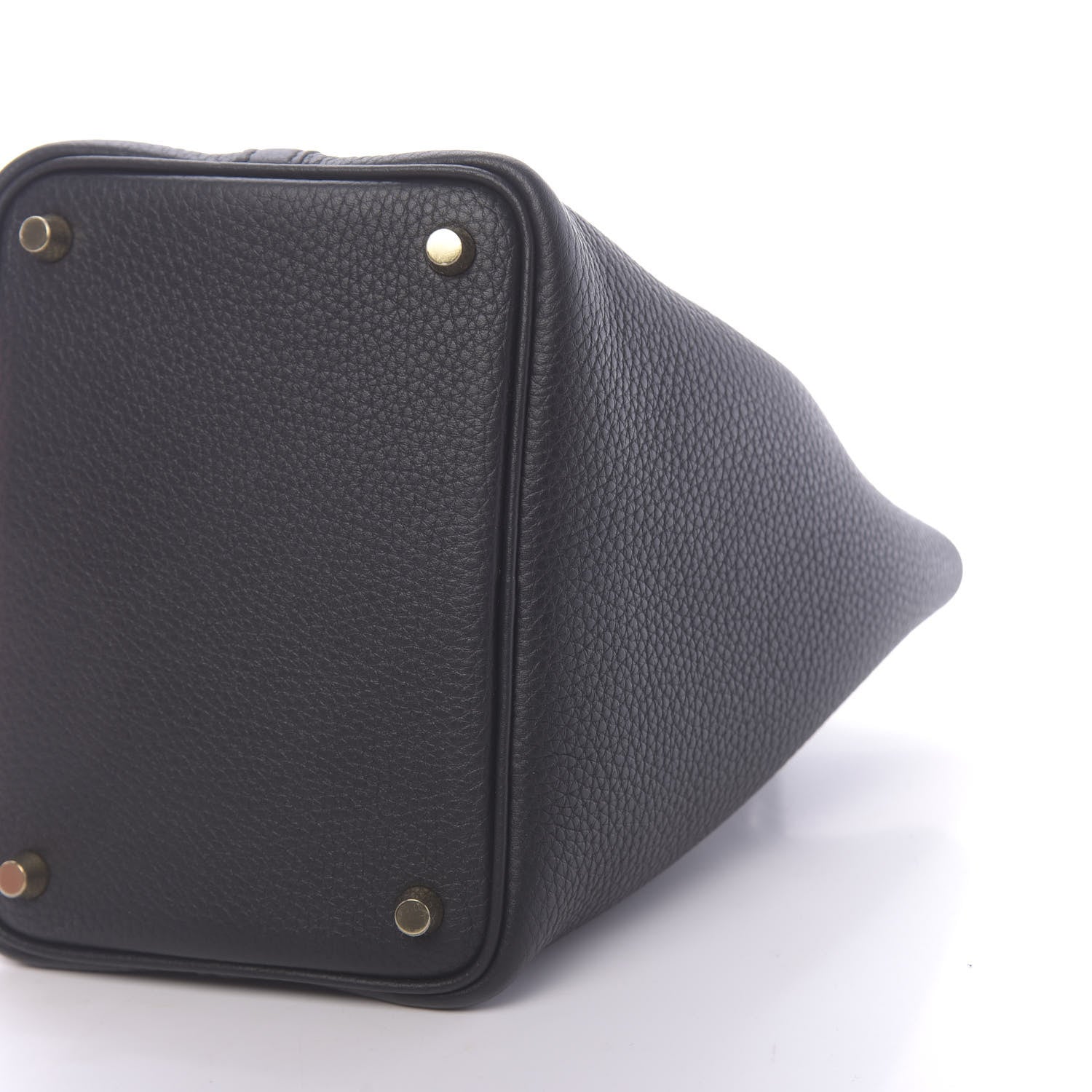 Hermes Taurillon Clemence Matte Alligator Picotin Lock Touch 18 PM Black 10 of 11