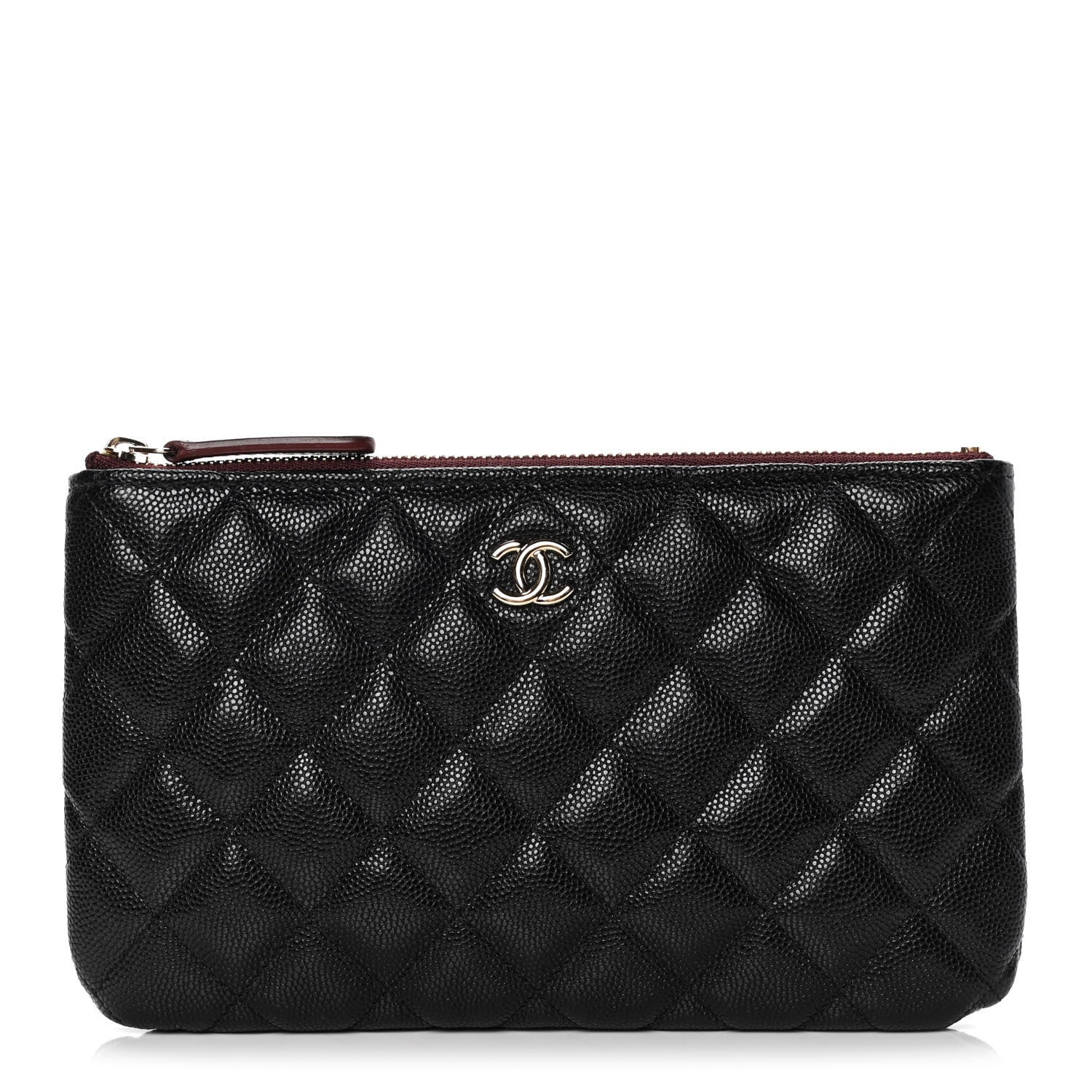 Chanel Caviar Quilted Cosmetic Case Black 1 of 4