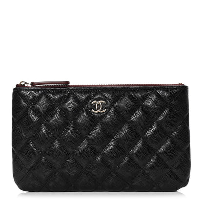 Chanel Caviar Quilted Cosmetic Case Black 1 of 4