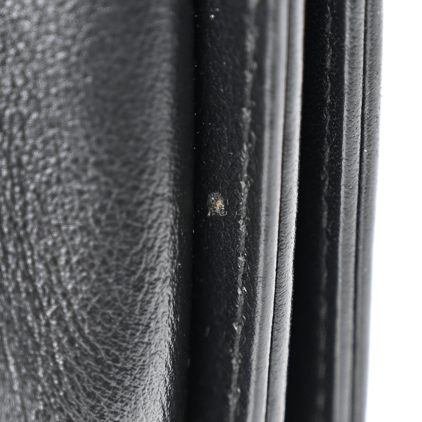 Lambskin Quilted New Medium Boy Flap Black