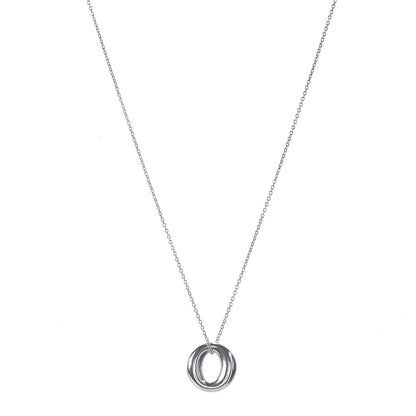Tiffany Sterling Silver Elsa Peretti Sevillana Pendant Necklace 1 of 9