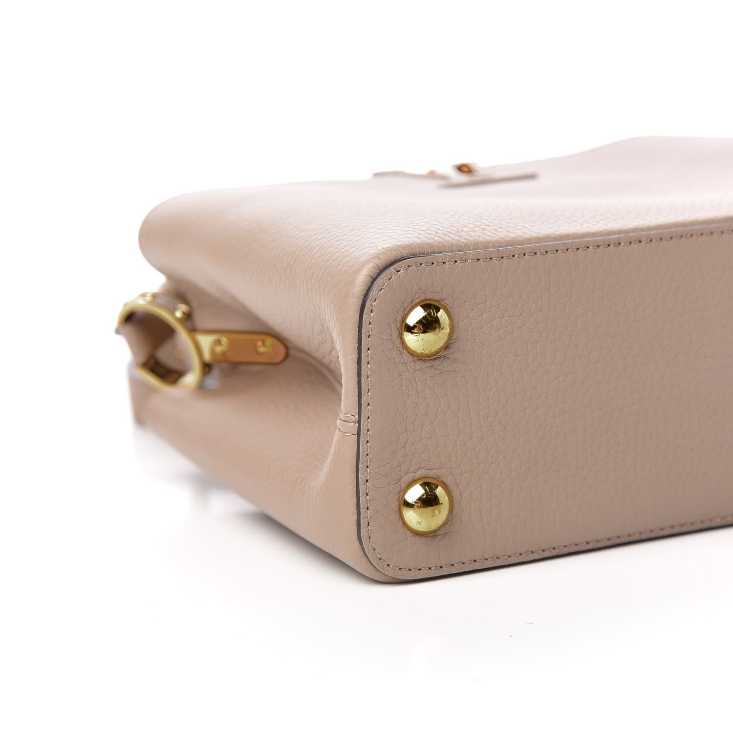Louis Vuitton Taurillon Capucines BB Galet 7 of 9