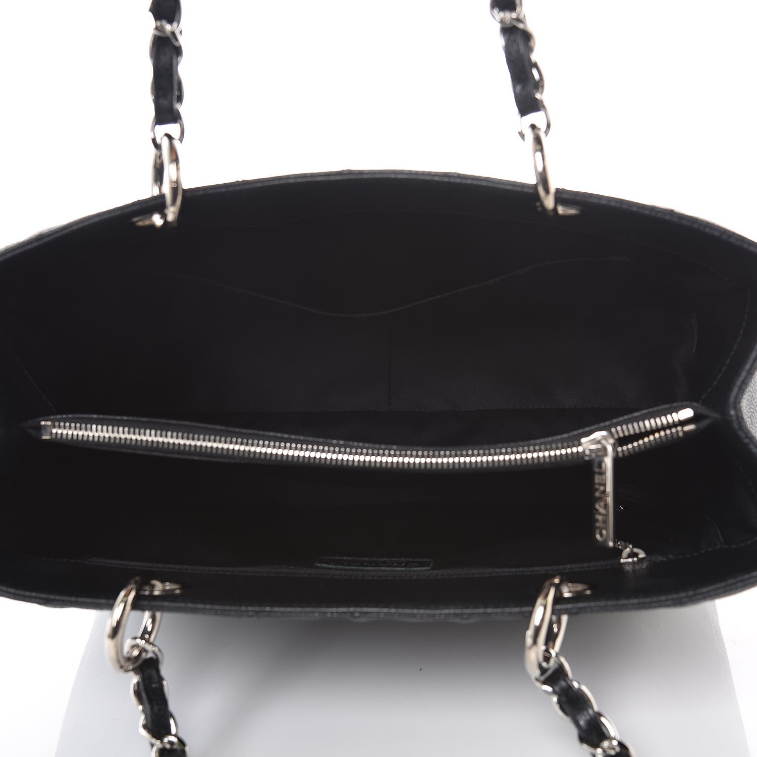Chanel Caviar Quilted Grand Shopping Tote GST Black 5 of 14