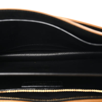 Saint Laurent Smooth Calfskin Monogram Cassandra Clasp Bag Dark Sun 5 of 12