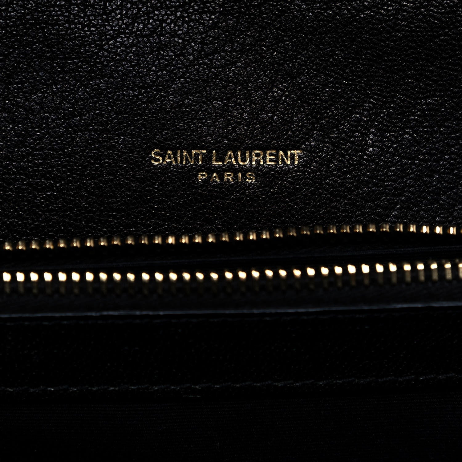 Saint Laurent Sheepskin Matelasse Chevron Monogram Large College Satchel Black 6 of 13