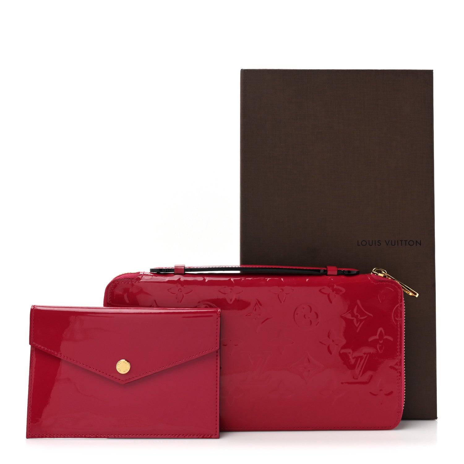 Louis Vuitton Vernis Monogram Daily Organizer Rose Indien 14 of 14