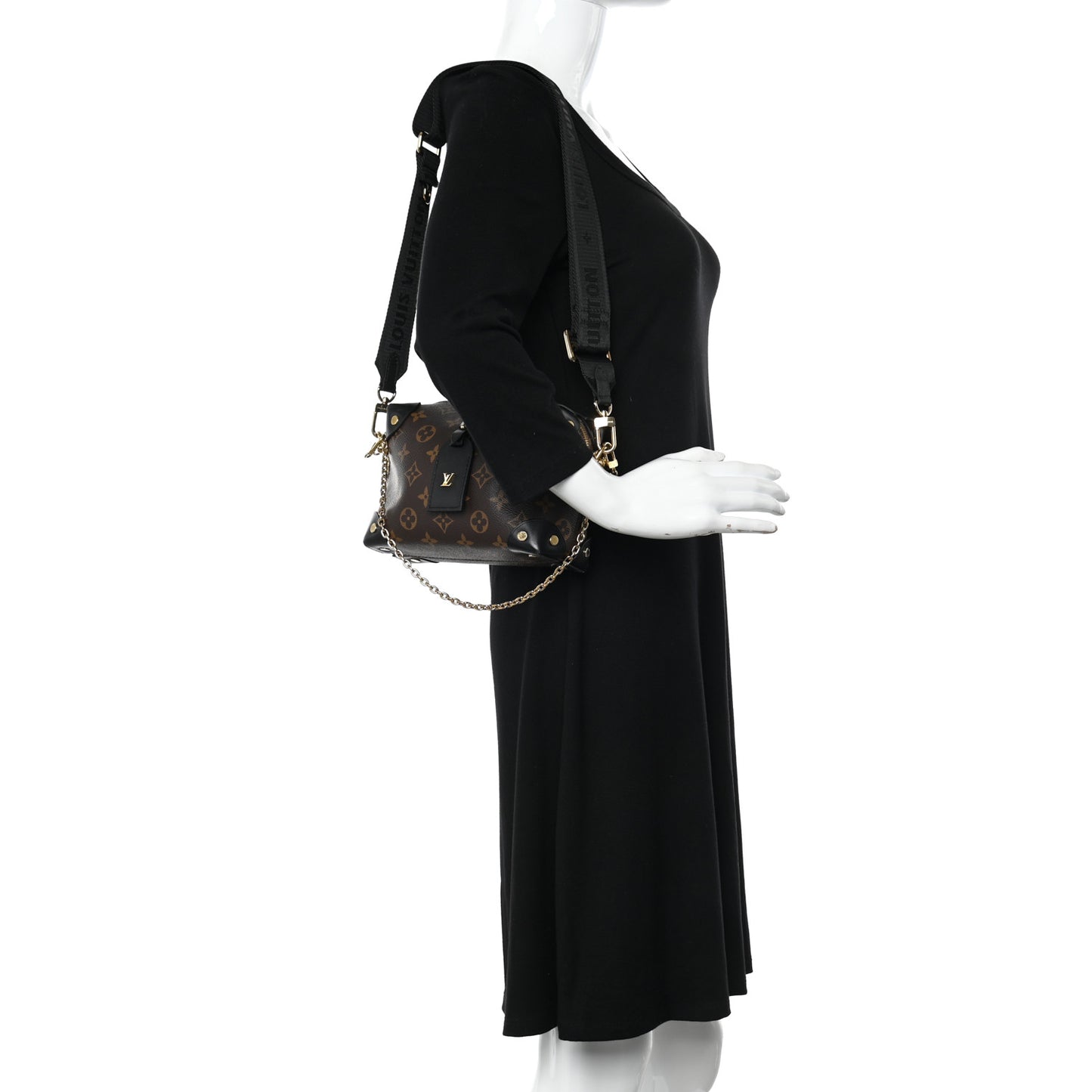 Monogram Petite Malle Souple Black