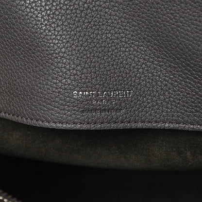 Saint Laurent Grained Calfskin Small Supple Sac De Jour Fog 8 of 8