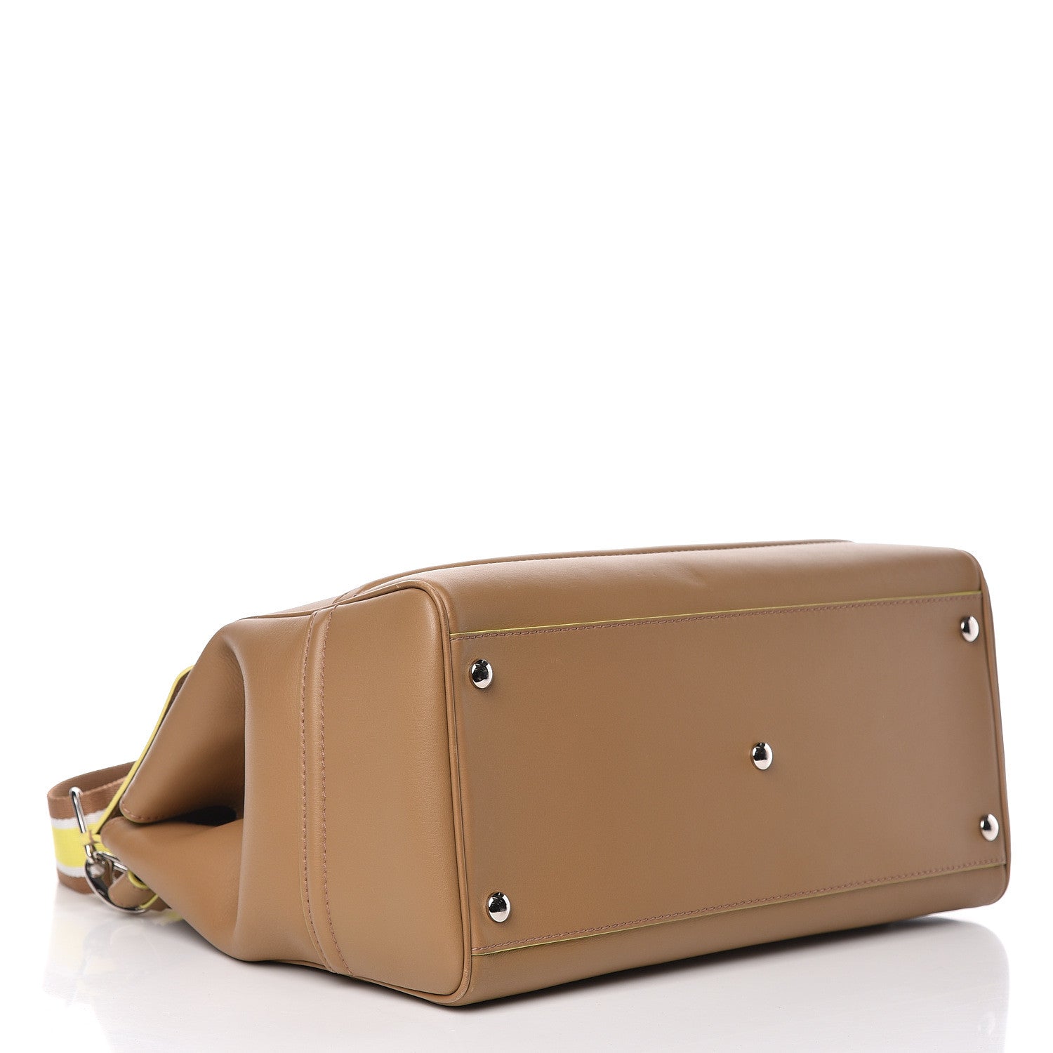 Versace Calfskin Large Palazzo Empire Bag Beige 6 of 16