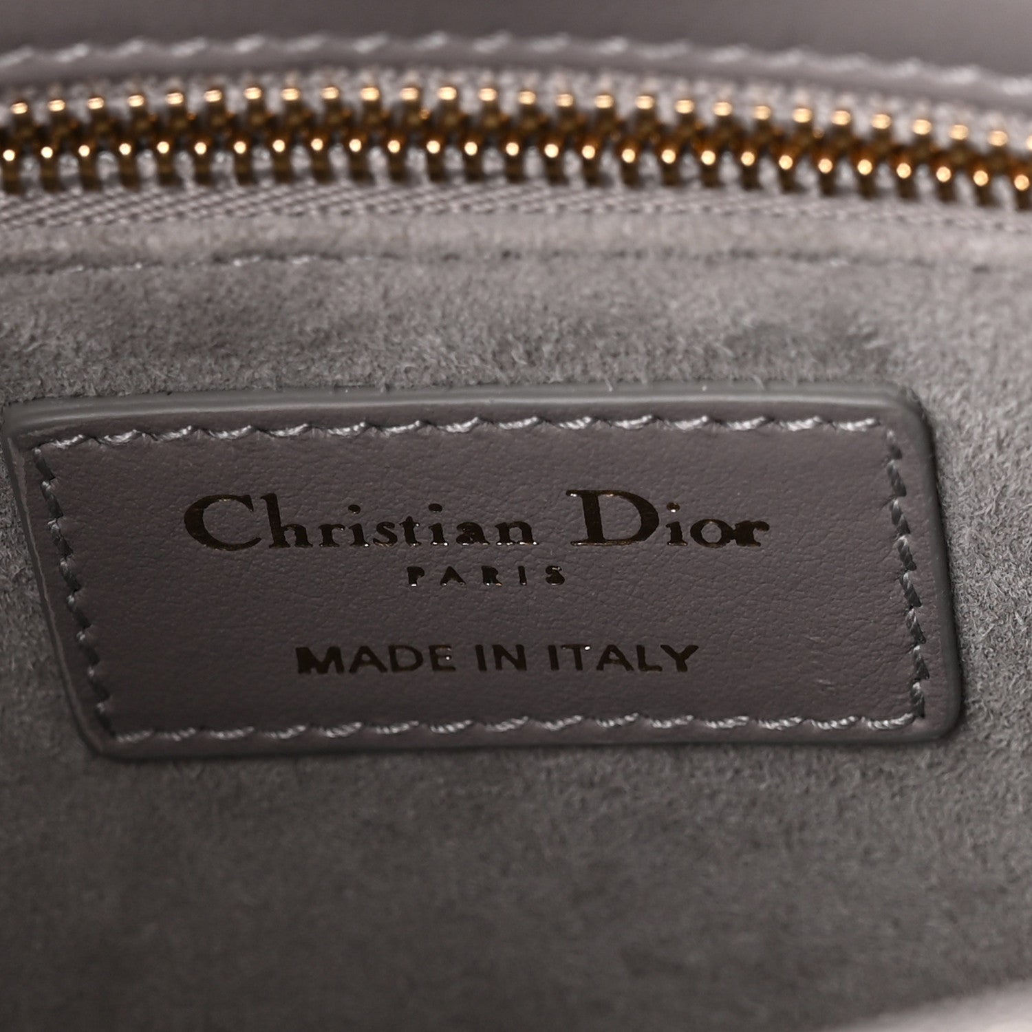 Christian Dior Calfskin Satin Celestial Bead Embroidery