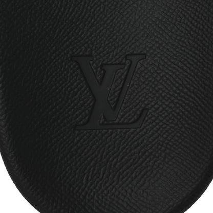 Louis Vuitton Damier Graphite Mens Waterfront Slide Sandal 9 Black 9 of 12