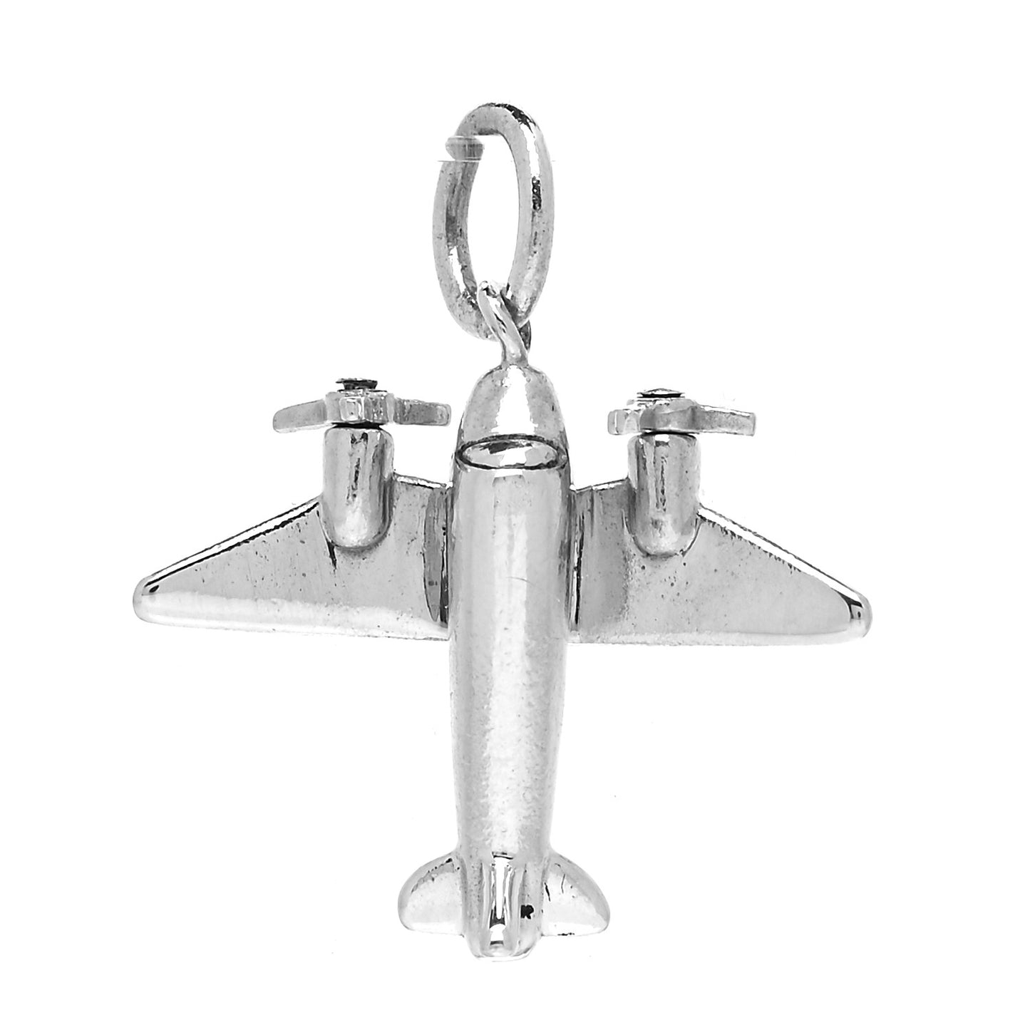 Sterling Silver Airplane Charm