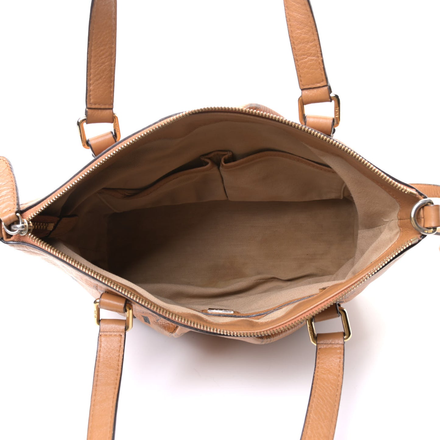 Visetos Medium Essentials Shopper Tote Cognac