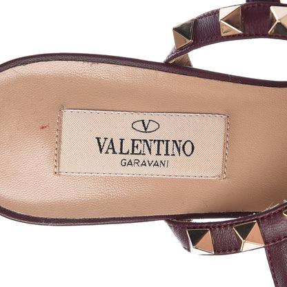 Valentino Garavani Velvet Rockstud Ankle Strap 65mm Pumps 36.5 Rubin 8 of 13