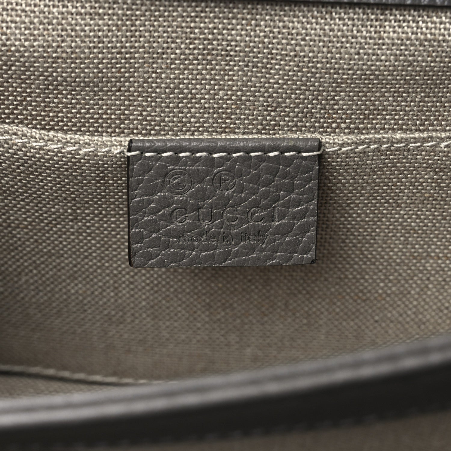 Gucci Dollar Calfskin Small Interlocking G Shoulder Bag Loess 6 of 12