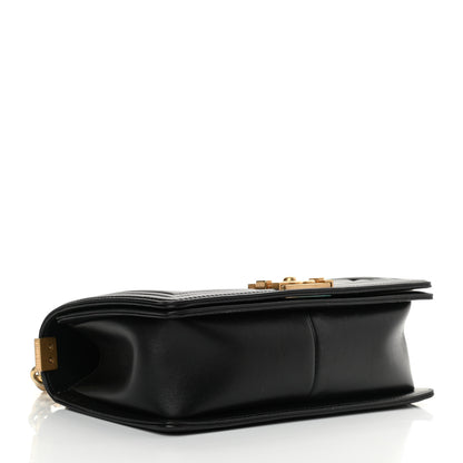 Chanel Lambskin Quilted Medium Boy Flap Black 4 of 18