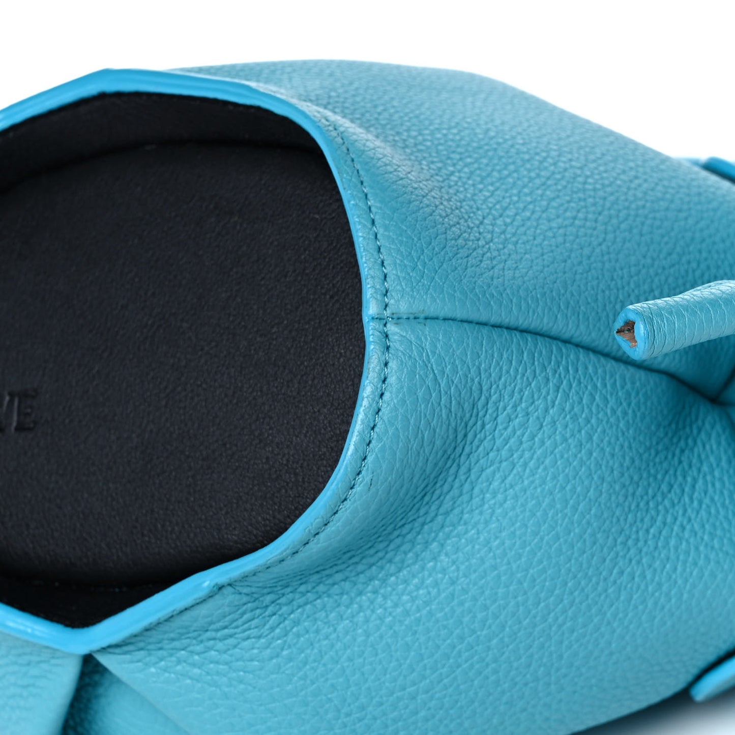 Calfskin Mini Elephant Crossbody Bag Turquoise