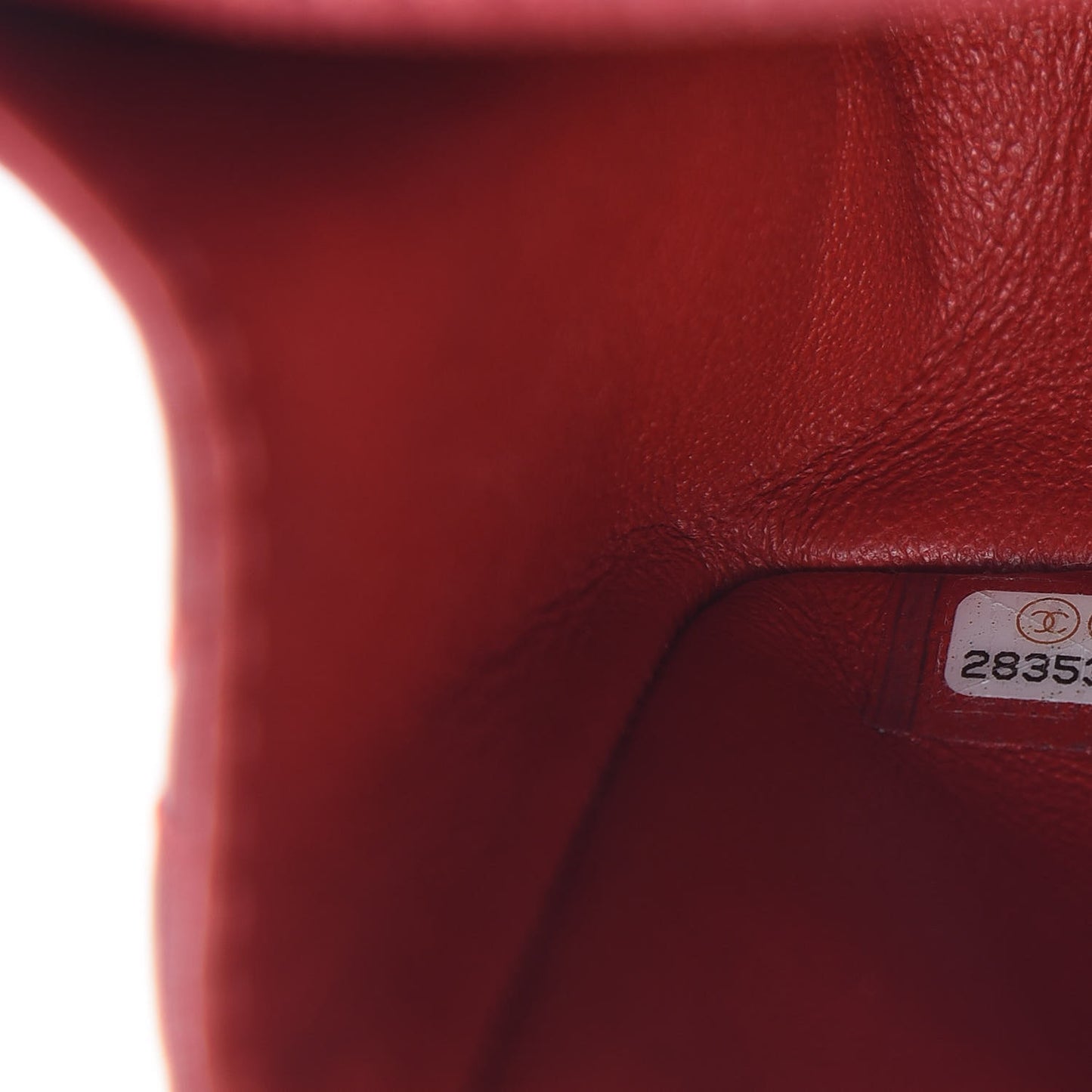 Aged Calfskin Quilted 2.55 Reissue Mini Flap Red