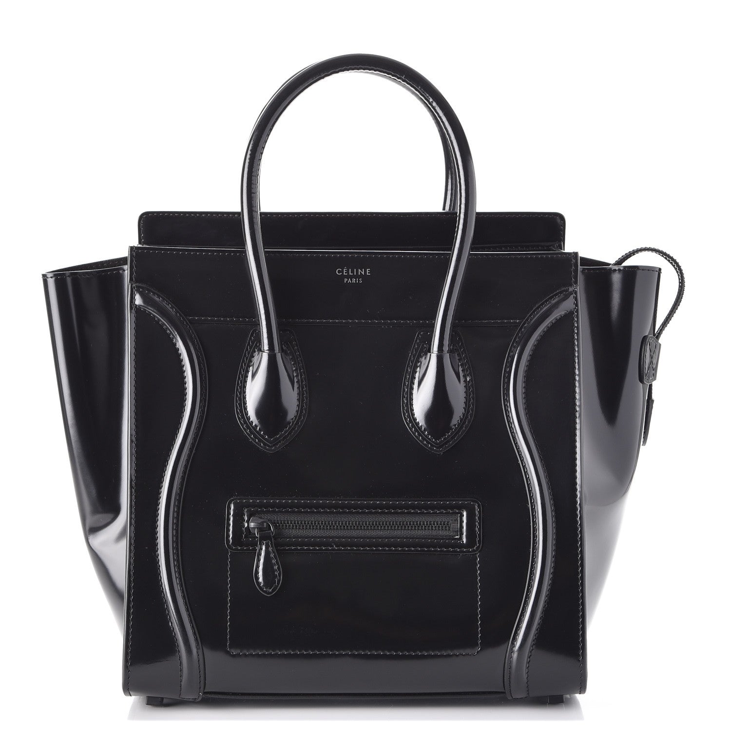 Celine Spazzolato Calfskin Mini Luggage Black 1 of 7