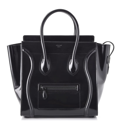 Celine Spazzolato Calfskin Mini Luggage Black 1 of 7