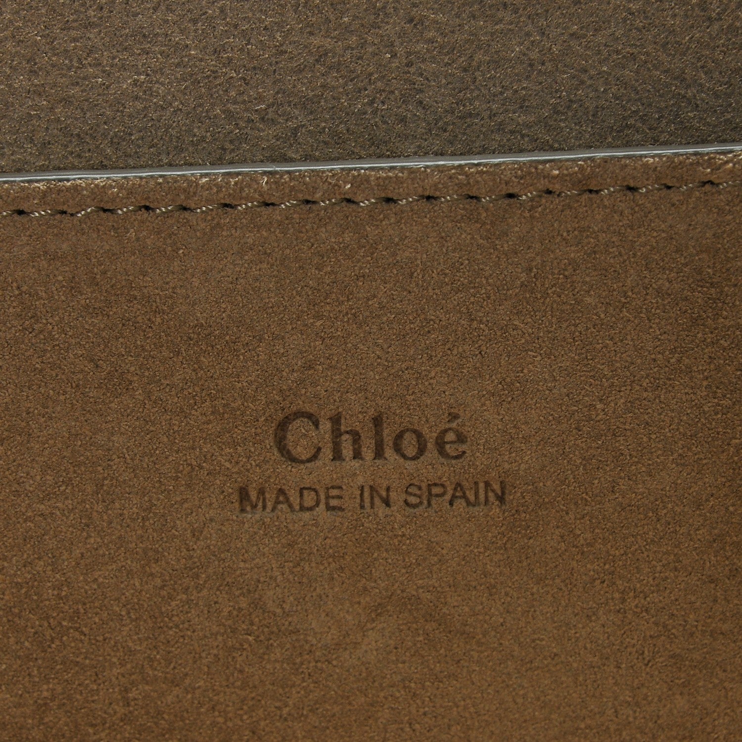 Chloe Suede Calfskin Faye Clutch Plum Purple 6 of 6