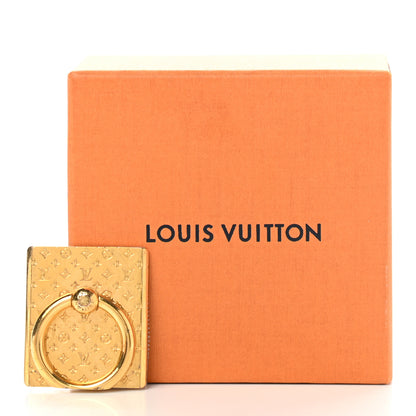 Louis Vuitton Nanogram Phone Ring Holder Gold 5 of 5