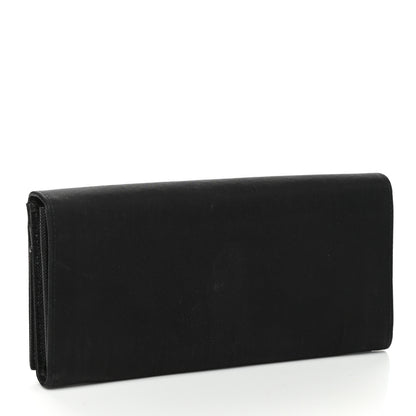 Prada Tessuto Nylon Saffiano Flap Wallet Black 3 of 8