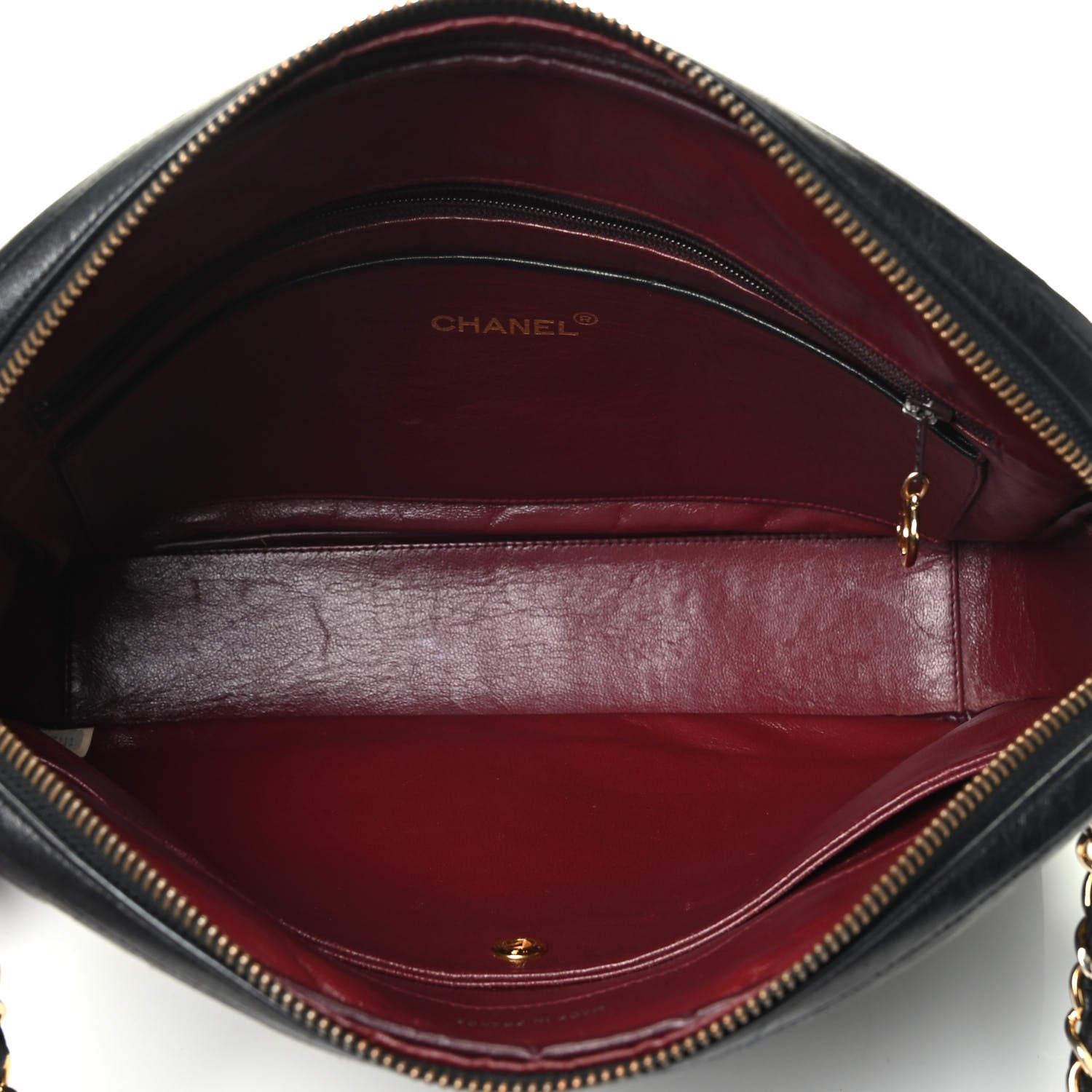 Chanel Lambskin Quilted Medium Camera Case Black 5 of 9