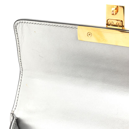 Gucci Galassia Small Padlock Shoulder Bag Argento 12 of 13