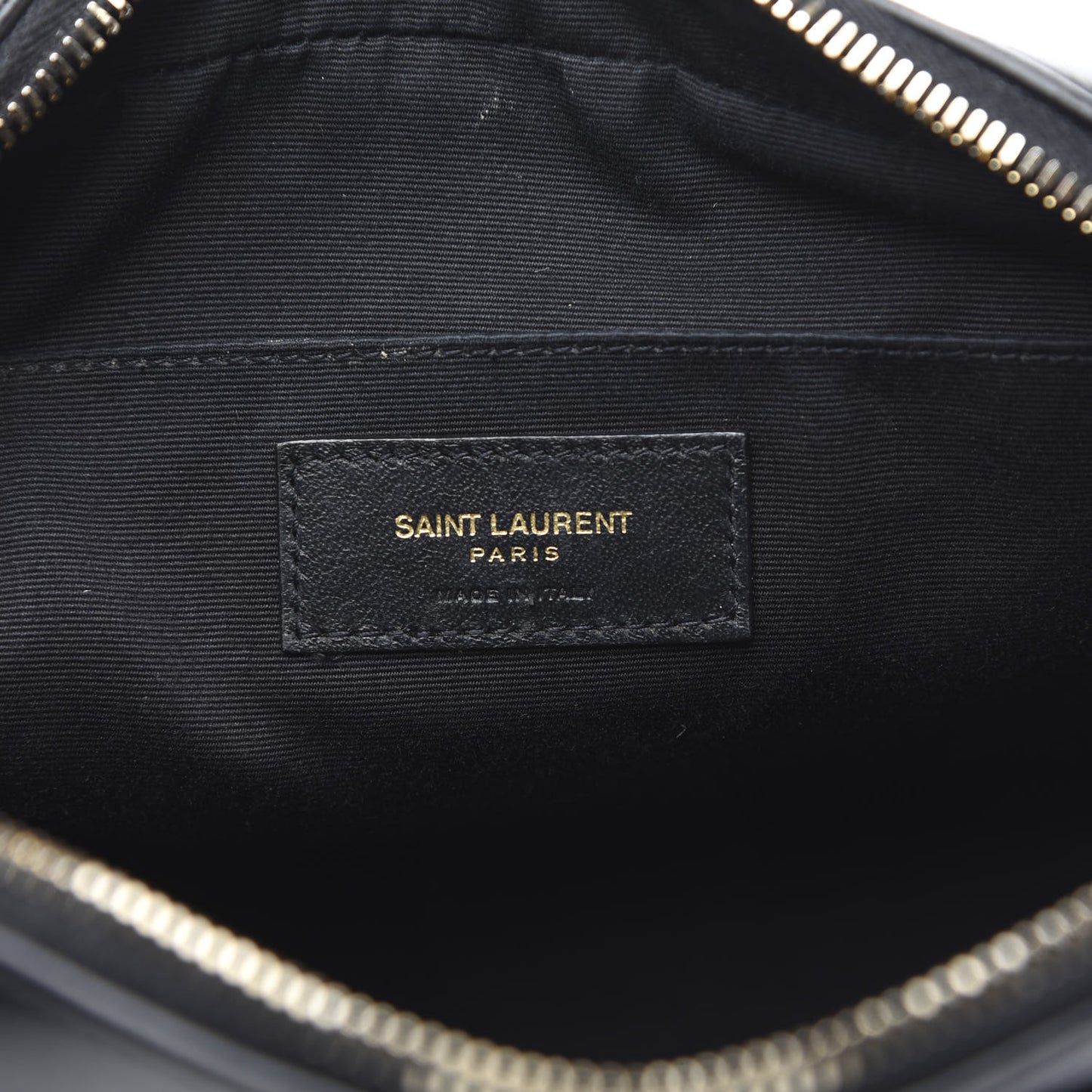 Calfskin Matelasse Monogram Lou Camera Bag Black